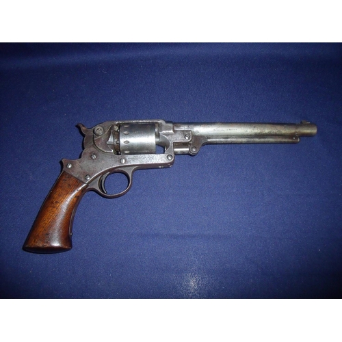 85 - Starr Arms Co. New York .44 percussion cap six shot revolver circa 1860 serial no. 30117 with 8 inch... 