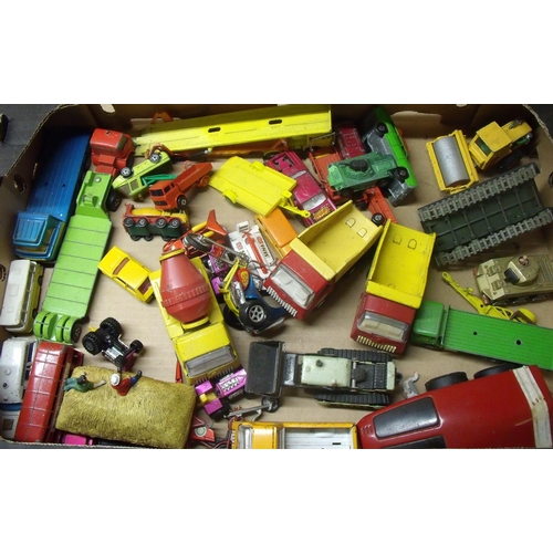 47 - Selection of various Tonka, Corgi, Matchbox and other die case vehicles in one box