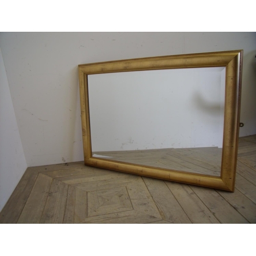 34 - Gilt framed wall mirror (63cm x 89cm)