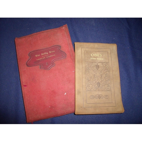 106 - 'Odes' by John Keats in leather binding London Siegle Hill & Co The Astolat Press and 'The Holly Tre... 