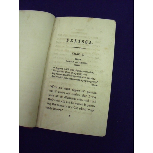 85 - 18th-19th C half leather bound volume 'Felissa Family Anecdotes'