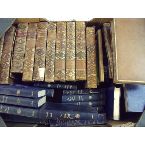 96 - 'The History of Clarendon Rebellion' and associated books in eleven leather bound volumes, various o... 