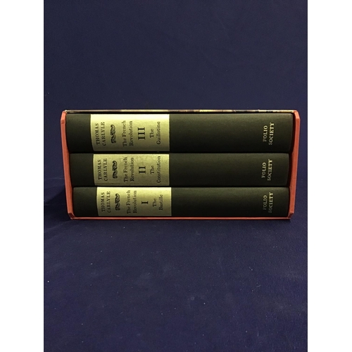 25 - Two Folio Society sets with outer cases including 'The Story of Renaissance' and 'The French Revolut... 