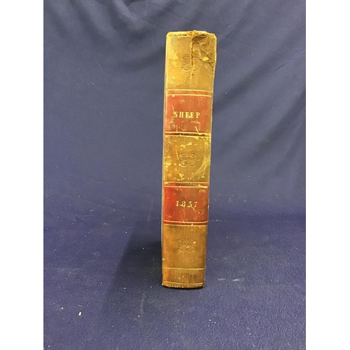 35 - Half leather bound volume 'Sheep 1937', published London Baldwin & Cradock Paternoster Row