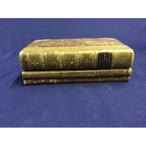 44 - Half leather bound volume 'Cathedrals and Churches of York' 3rd edition with additions, printed by G... 