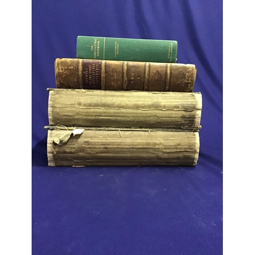 50 - Four agricultural related books including 'Agricultural Note Book 1958', half leather bound volume o... 