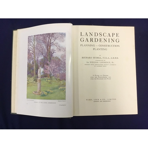 51 - Selection of wildlife and gardening related books including 'Birds of Great Britain and Ireland' by ... 