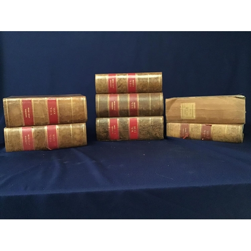6 - Seven bound volumes of 'The General Stud Book' covering 1940/50s containing pedigrees of race horses