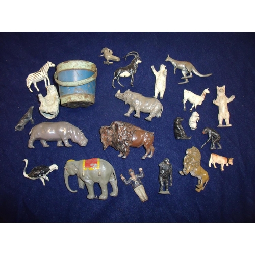 70 - Collection of Britons and other led type animal figures