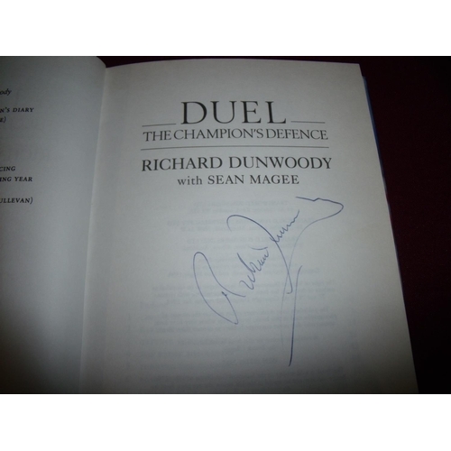 773 - Signed copy of 'Duel The Champions Defence' by Richard Dunwoody