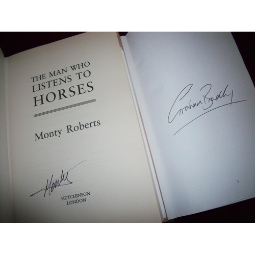 774 - Signed copy of 'The Wayward Lad' the Autobiography of Graham Bradley and a signed copy of 'Monty Rob... 