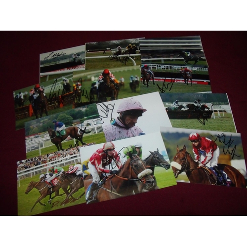 778 - Twelve 6x4inch signed prints including J McGuire, T Revley, Sam Thomas, Dougie Costello, A Tinkler, ... 