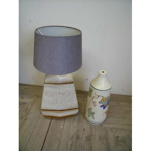 158 - Two large Studioware ceramic lamp bases