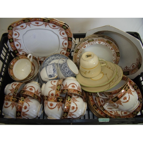 27 - Various Edwardian and later part tea services in one box