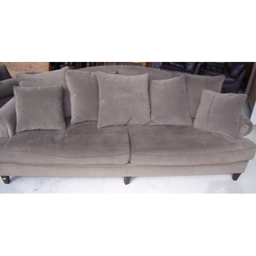 339 - An extremely large Coco Republic sofa with scatter cushions (width 255cm)