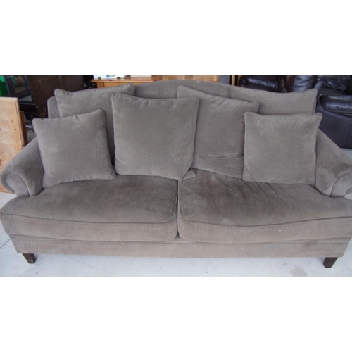 340 - Large two seat Coco Republic sofa with loose cushions (width 215cm)