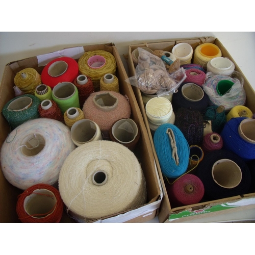 43 - Two boxes of spool wool