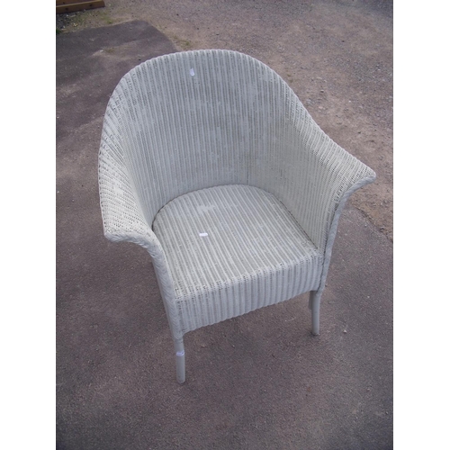 434 - Lloyd Loom style armchair