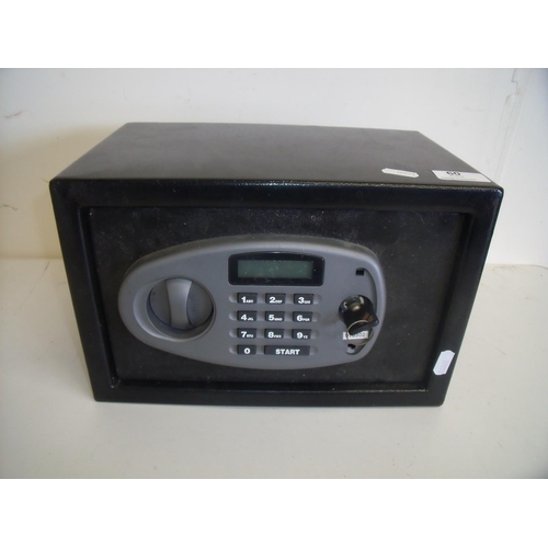 60 - Small digital and key entry safe (31cm x 20cm x 20cm)