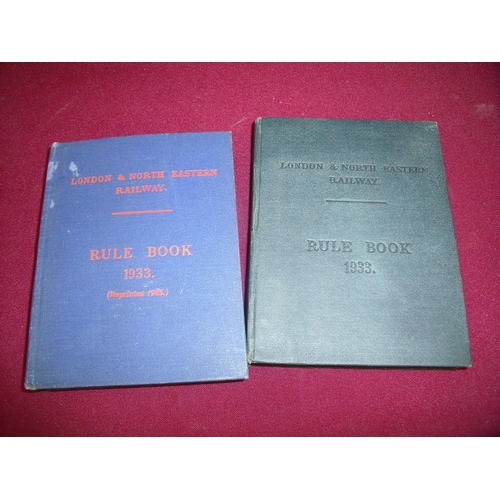 29 - Two 1933 London and North Eastern Railway rule books