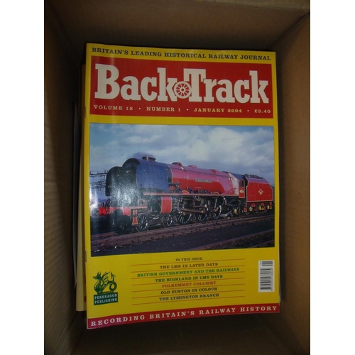 40 - Three boxes of Back Track magazines from 1987 - 2003 and 2004 - 2007