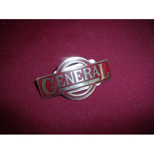 76 - General Motor Services enamel cap badge