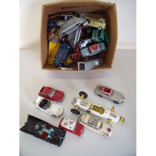 30 - Collection of various Corgi, Tri-ang and other die-cast vehicles in one box