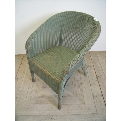 334 - Lloyd Loom style armchair