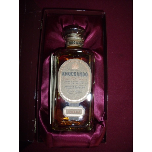 449 - Presentation cased bottle of Knockando Extra Old Reserve Pure Single Malt Scotch Whisky by Justerini... 