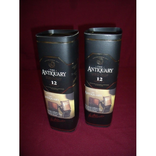 457 - Two cased bottles of Antiquary 12 Year Old Scotch Whisky (2)