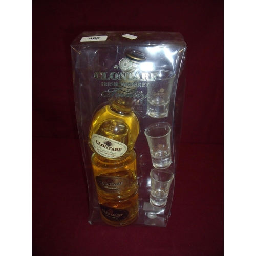 460 - Boxed Clontarf Irish Whiskey Trinity gift set