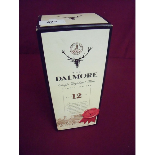 471 - Boxed Dalmore 12 Year Old Single Highland Malt Scotch Whisky