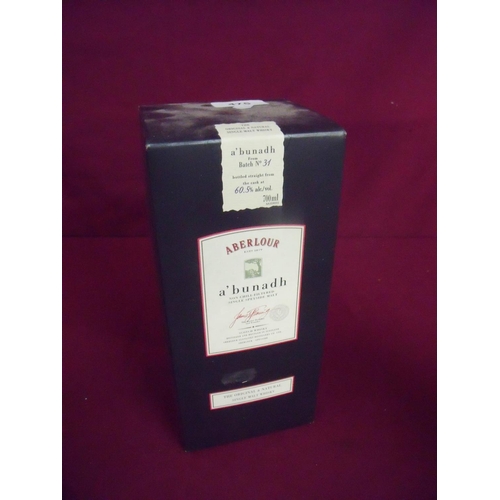 475 - Boxed Aberlour A'Bunadh Batch 31 Single Malt Whisky