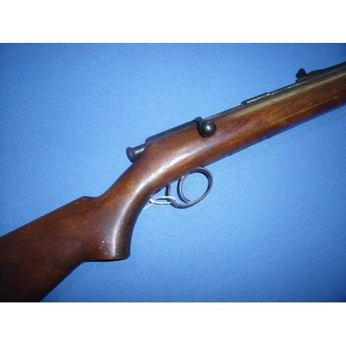 266 - BSA bolt action .22 rifle with adjustable rear sights, serial no. K22067 (section 1 certificate requ... 