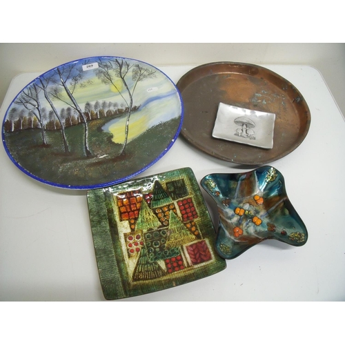 85 - Hand painted limited edition plate No 5/50 titled 'Solitude' hand painted by Dean Sherryman Stoke on... 