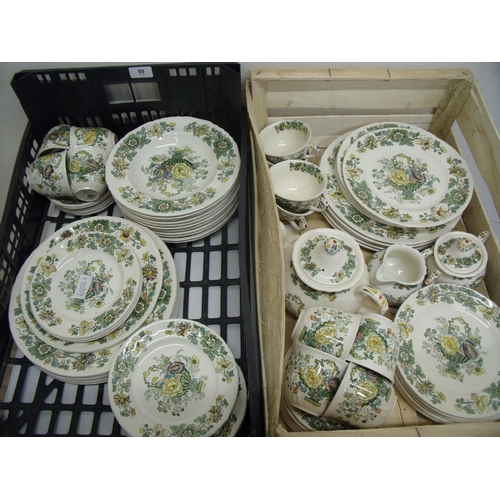 89 - Masons Strathmore pattern part dinner service in two boxes