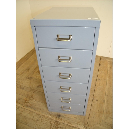 375 - Small metal filing cabinet (28.5cm x 40.5cm x 67cm)