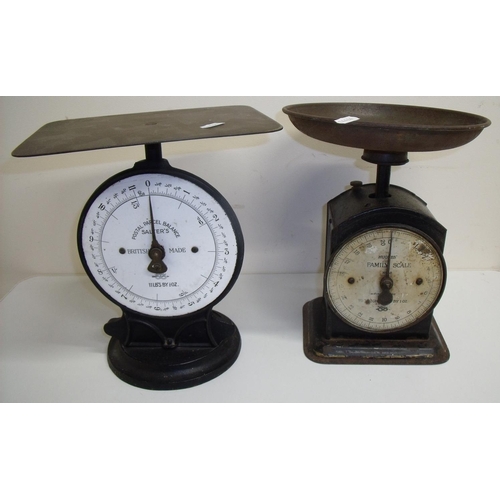 44 - Set of Salter's postal parcel scales and a set of Hughes Family Scales No 48 (2)
