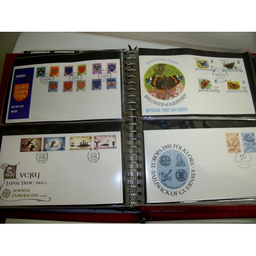 52 - Two albums of various Chanel Island stamps