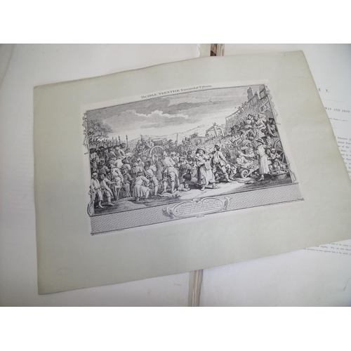42 - 'Promotion of the Fine Arts in Scotland 1888' a portfolio of etchings printed by T & A Constable Pri... 