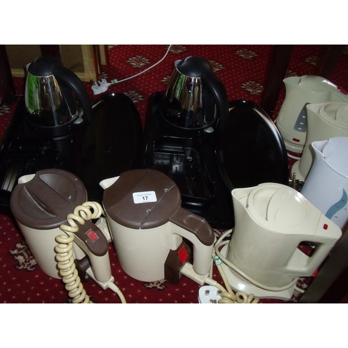 17 - Group of six electric kettles and two Teas Maids (8)