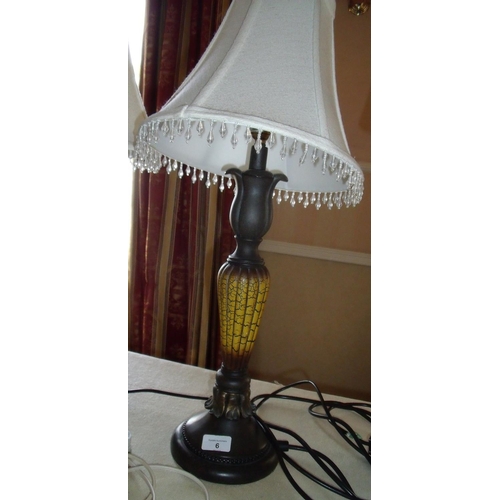 6 - Pair of table lamps