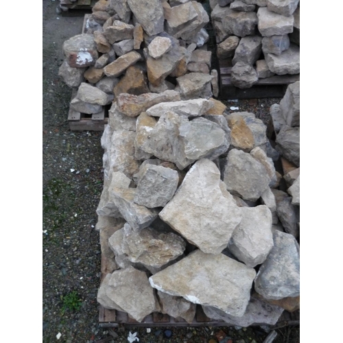72 - Two pallets of various Yorkshire and other sandstone