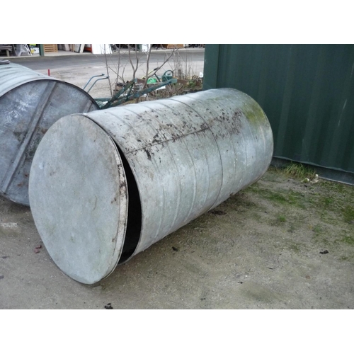82 - Large galvanised water/fuel container