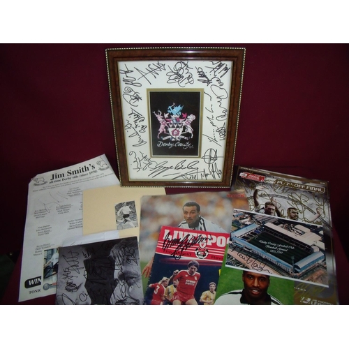 97 - A large collection of various Derby County Football Club related ephemera including a large selectio... 