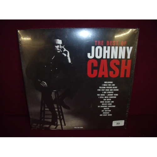 99 - Sealed as new copy 'The Best of Johnny Cash' on 180gram red vinyl