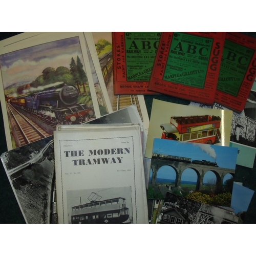 44 - Selection of Ian Allan publications including Modern Tramways, ABC Guide, Photographic Guide and var... 