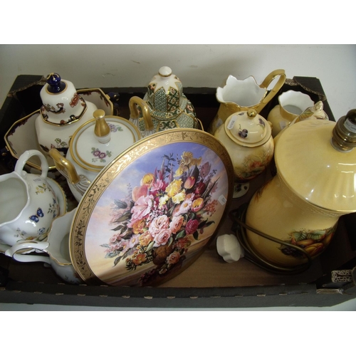 11 - Large selection of Ainsley ceramics including Cottage Garden, Orchard Gold and Masons ceramics (QTY)