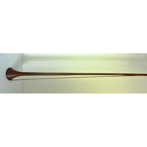 14 - Copper coaching horn (length 123cm)