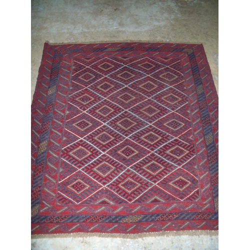 420 - Gazak rug (127cm x 118cm)